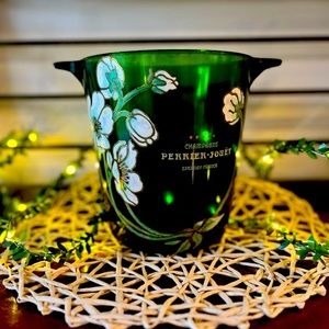 Vintage Perrier Jouet Glass French Champagne Ice Bicket